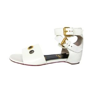 Christian Louboutin Scuba Flat sandals - WHITE
